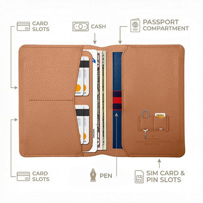 WiWU Master RFID Safe Passport Wallet