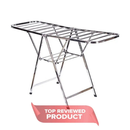 Heavy Duty Stainless Steel Folding Cloth Drying Rack Luxury Cloth Dryers Stand