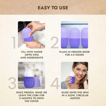 Facial Ice Roller for Face Big Size Beauty Tool for Skin Care and Cooling