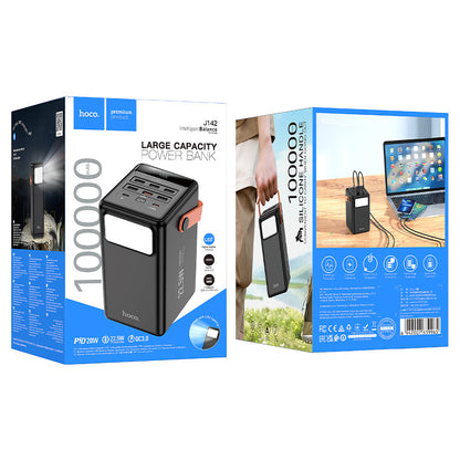 HOCO J142 High Capacity 100000mAh Power bank “Surpass” 22.5W + PD20W