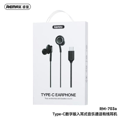 REMAX - RM-703a Type-C Wired Headphones