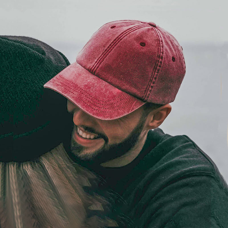 Premium 100% Cotton Solid Color Baseball Cap | Washable Unisex Sport Visor Snapback Hat