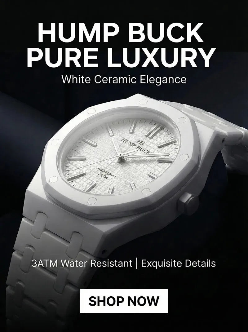 ARABIC AURA Lightweight Polycarbonate Waterproof Wristwatch for Men & Women Minimalist Luminous Hand