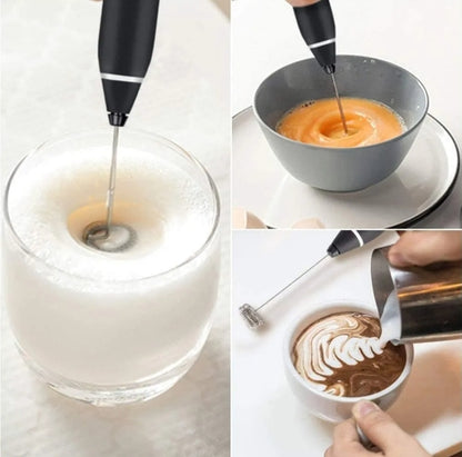 Milk Frother Hand Mixer 3 SPEED USB Speed Adjustable Milk Frother Rechargeable