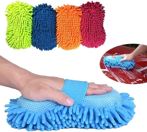Car Washing Sponge Microfiber Car Cleaning Cloth