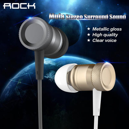 ROCK Mula Stereo In Ear Headset Earphone for Android