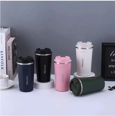 Premium 510Ml Stainless Steel Thermal Coffee Cup, Double-Wall Vacuum Insulated Travel Flask