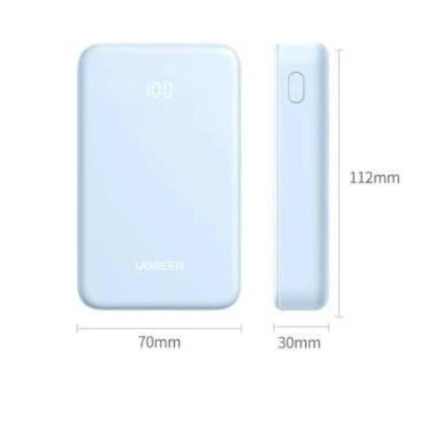 UGREEN 20000mAh 22.5W USB-C Fast Charging  Power Bank  - Blue (55804)