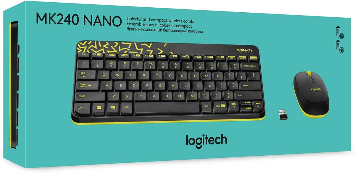 Logitech MK240 NANO Mouse and Keyboard Combo