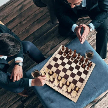 3-In-1 Wooden Chess, Checker, and Backgammon Set - Perfect for Kids and Adults