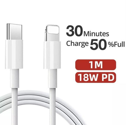 20W PD USB-C to Lightning Fast Charging Cable for IPhone, IPad & MacBook