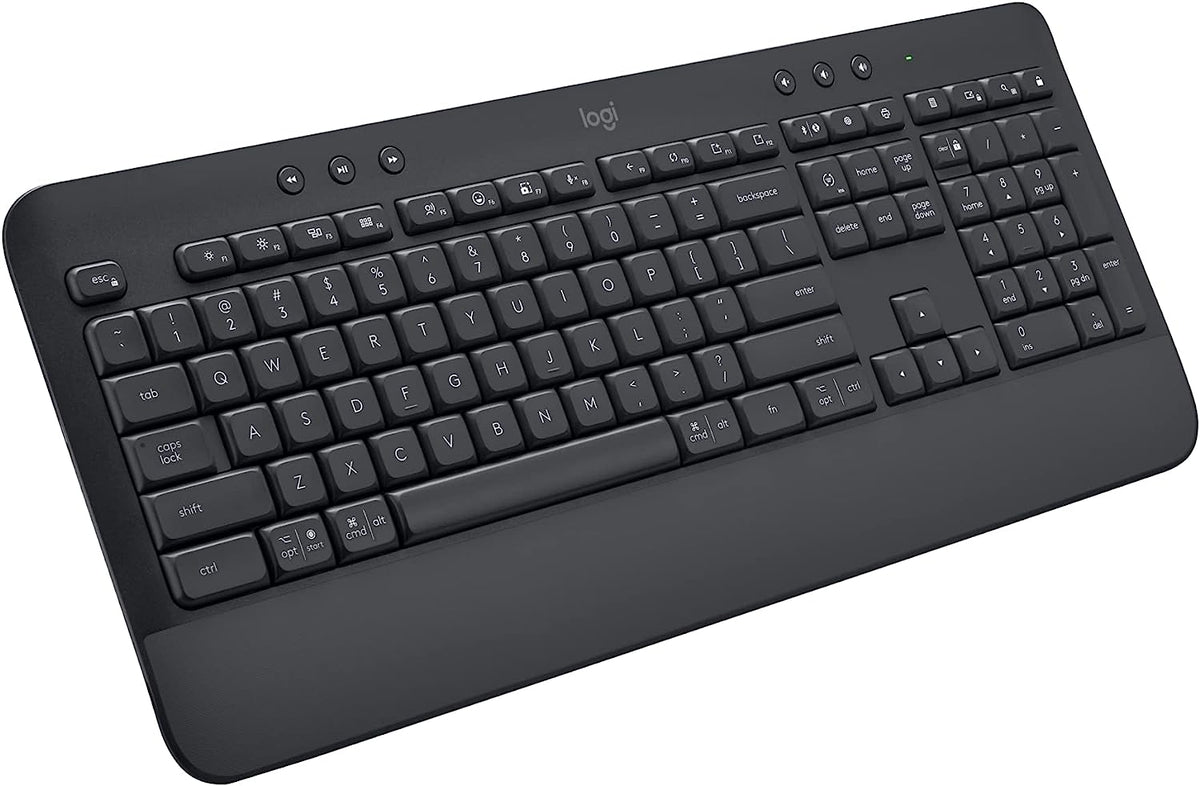 Logitech Signature K650 Bluetooth & Wireless Keyboard with Palm-rest