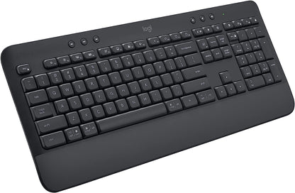 Logitech Signature K650 Bluetooth & Wireless Keyboard with Palm-rest