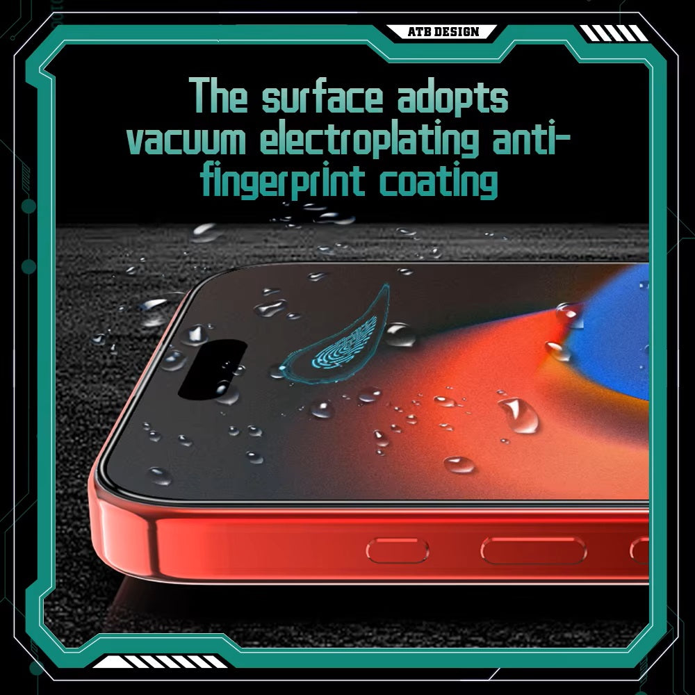 ATB DESIGN HDGlass  Full-Coverage Anti-Shock Tempered Glass Screen Protector For iP 17 Models