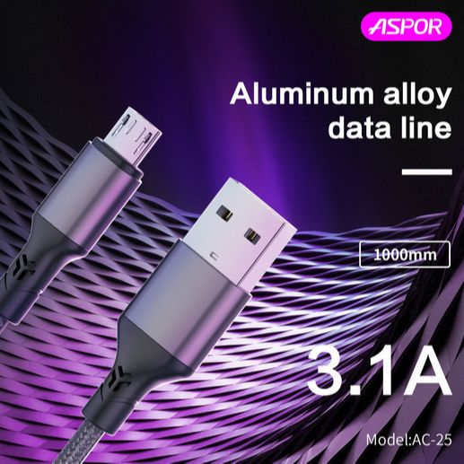 Aspor Cable for IPhone, All Android Phones Micro USB and Type C with Lighting for IOS Gadgets