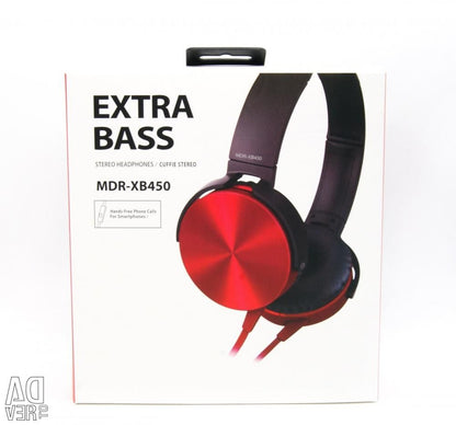 Extra Bass Stereo Headphones XB 450 High Quality Gaming Headsets Handsfree Earphones