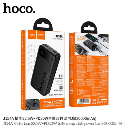 Hoco J154A Victorious (22.5W+PD20W) Power Bank (20000mAh)