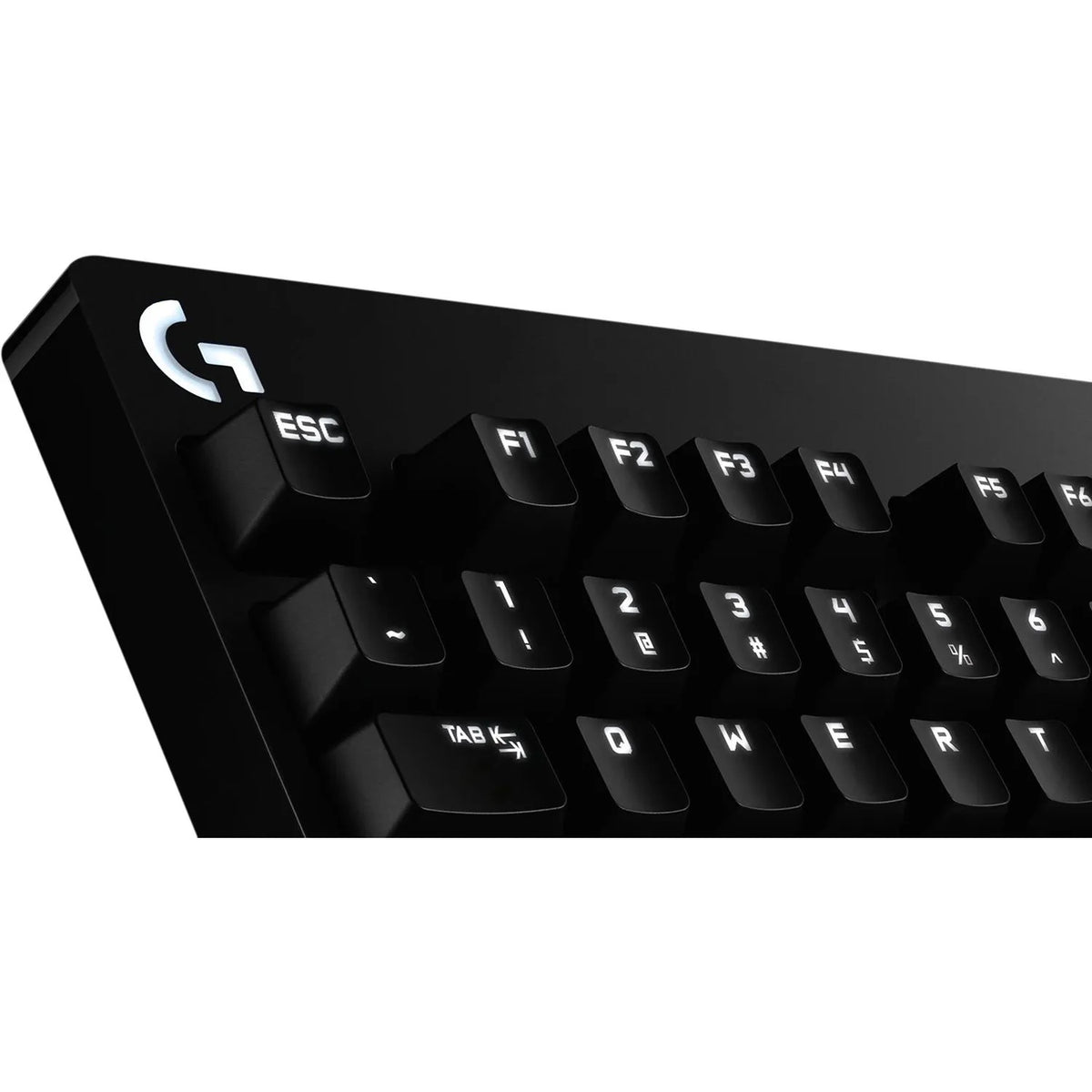 Logitech G610 Orion Blue Wired Gaming Mechanical Keyboard Monochrome Backlight Blue Switches - Black