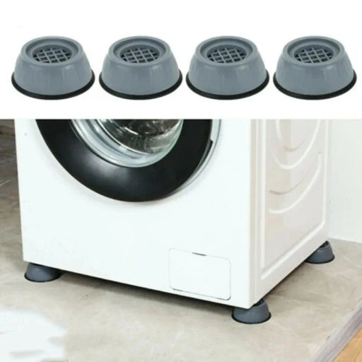 SHOCK PAD 4 Pcs Noise Cancelling Washing Machine Support, Washer and Dryer Anti-Vibration Pads
