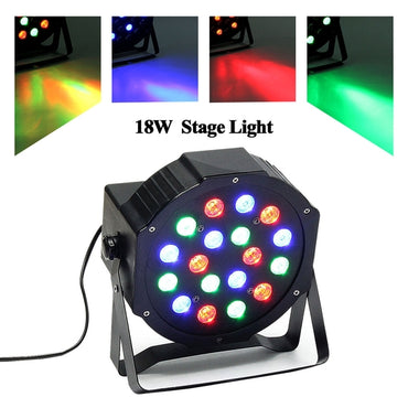 18 Beads RGB Plastic Par Lights Led Par Light