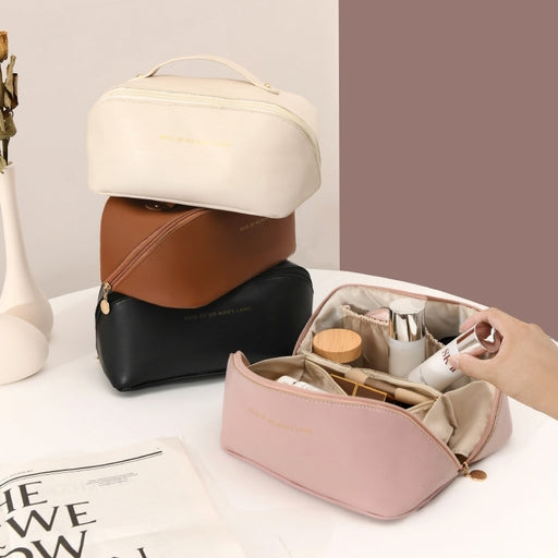 Travel Makeup Bag,Large Capacity Cosmetic Bags for Women, Waterproof Portable Pouch