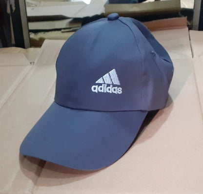 Quality White & Grey Caps - Adjustable Logo Printed