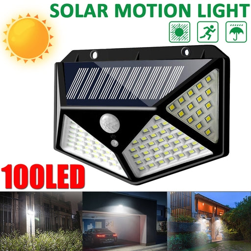 Solar 100 LED with Motion Work Light