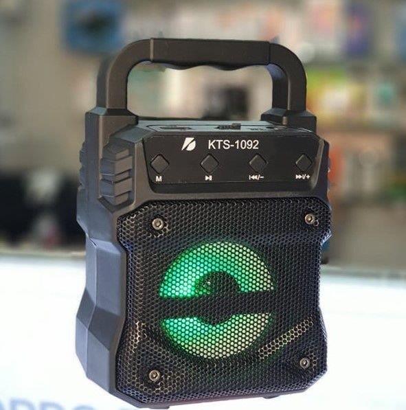 Wireless Portable Bluetooth Speaker with Micro SD, USB Flash & FM Radio Support, Assorted Color Blue