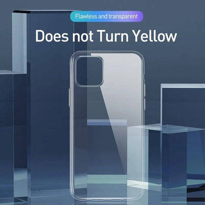 Baseus Simple Series TPU Protective Case (Transparent) For i Phone 12 Mini