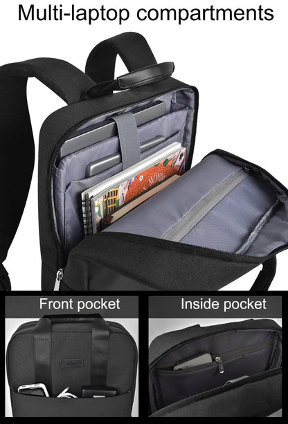 WIWU EG Minimalist Backpack Casual Travel Anti Drop Water Resistant 15.6 inch Laptop