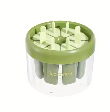 Ice Cream Maker - Food-Grade Popsicle & Treat Mold with Lid, Lead-Free Ps