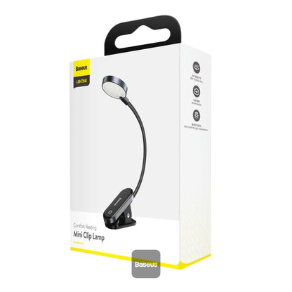 Baseus Led Desk Lamp Clip-On Night Light Reading Computer Keyboard illuminated Eye Protection Lamp With USB Charging