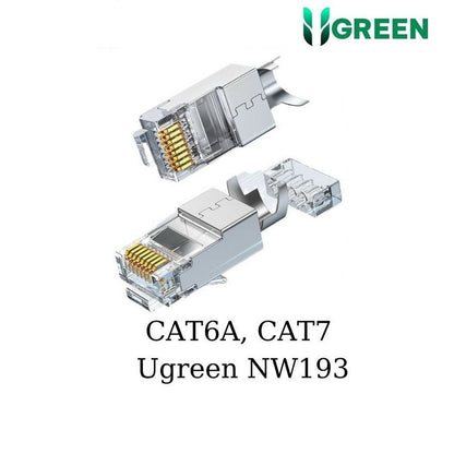 Ugreen 50634 10Pcs Cat7 Rj45 8P - 8C Modular Plugs - NW193