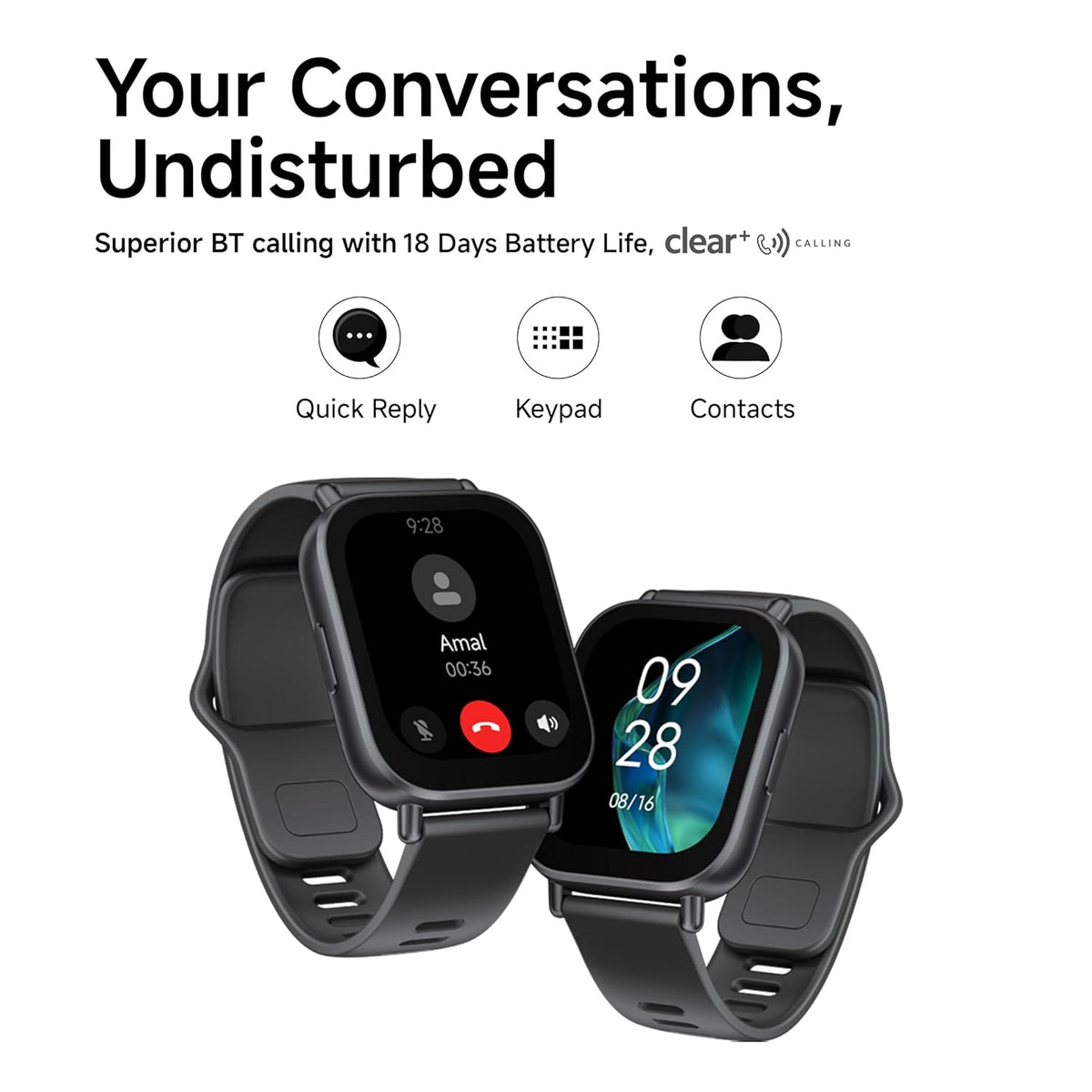 Redmi Watch 5 Active BT Calling with 3 mic ENC|2" HD Screen|HyperOS connectivity|Metal body|18 days of Battery Life|200+ Watc