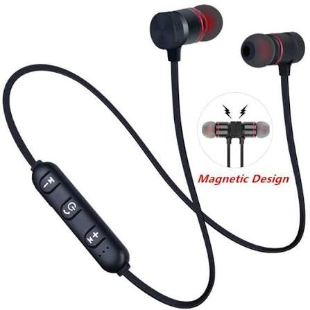 Bluetooth Wireless Headset Sports Neckband Magnetic Earphone Headphone for All Phones