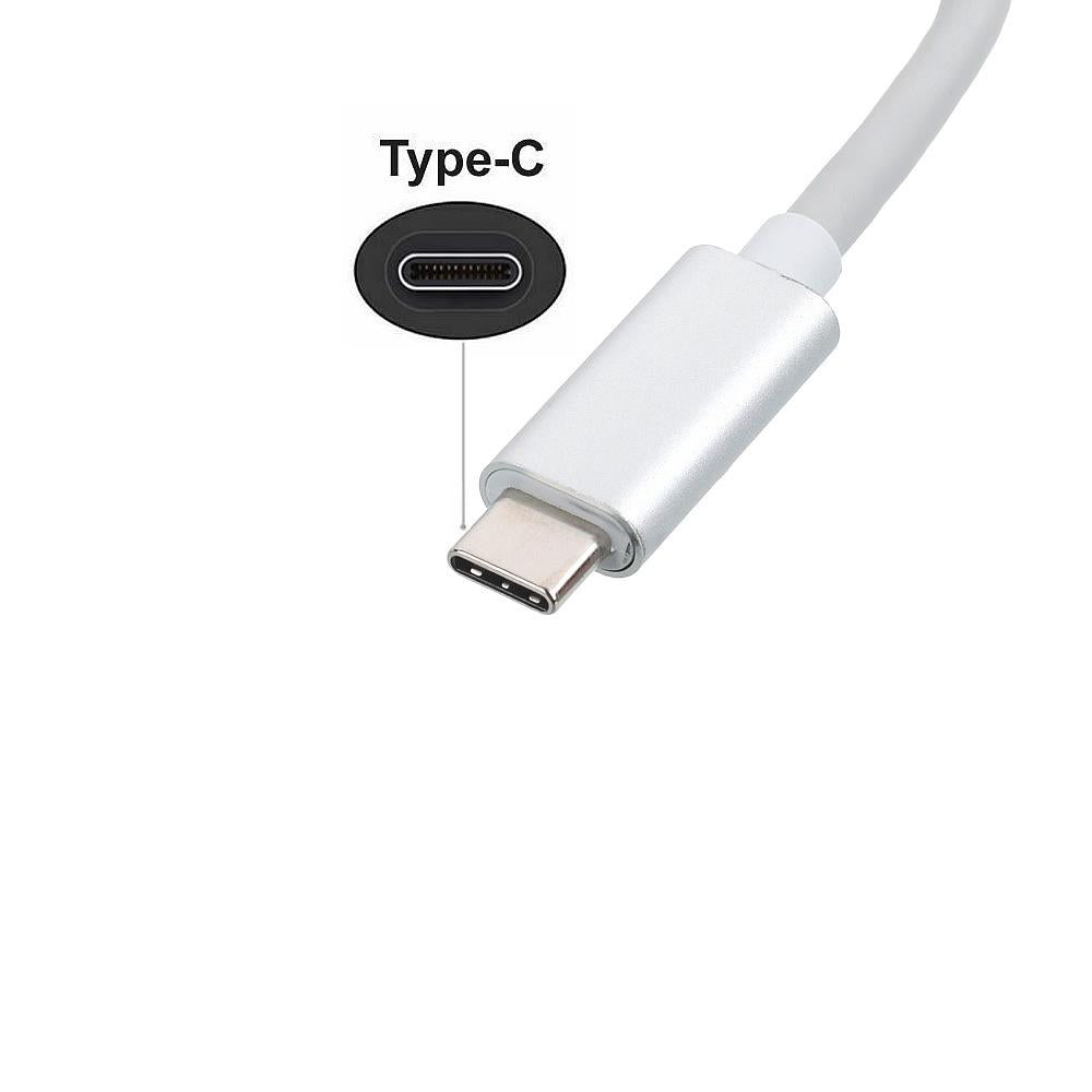 Fast Charge Type-C Cable White Colour Efficient Fast Charging 1M