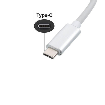 Fast Charge Type-C Cable White Colour Efficient Fast Charging 1M