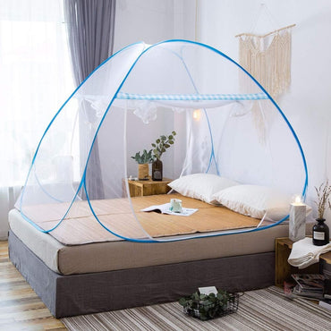 Foldable Mosquito Net, 6X5ft Bed Canopy Tent with Bottom Layer
