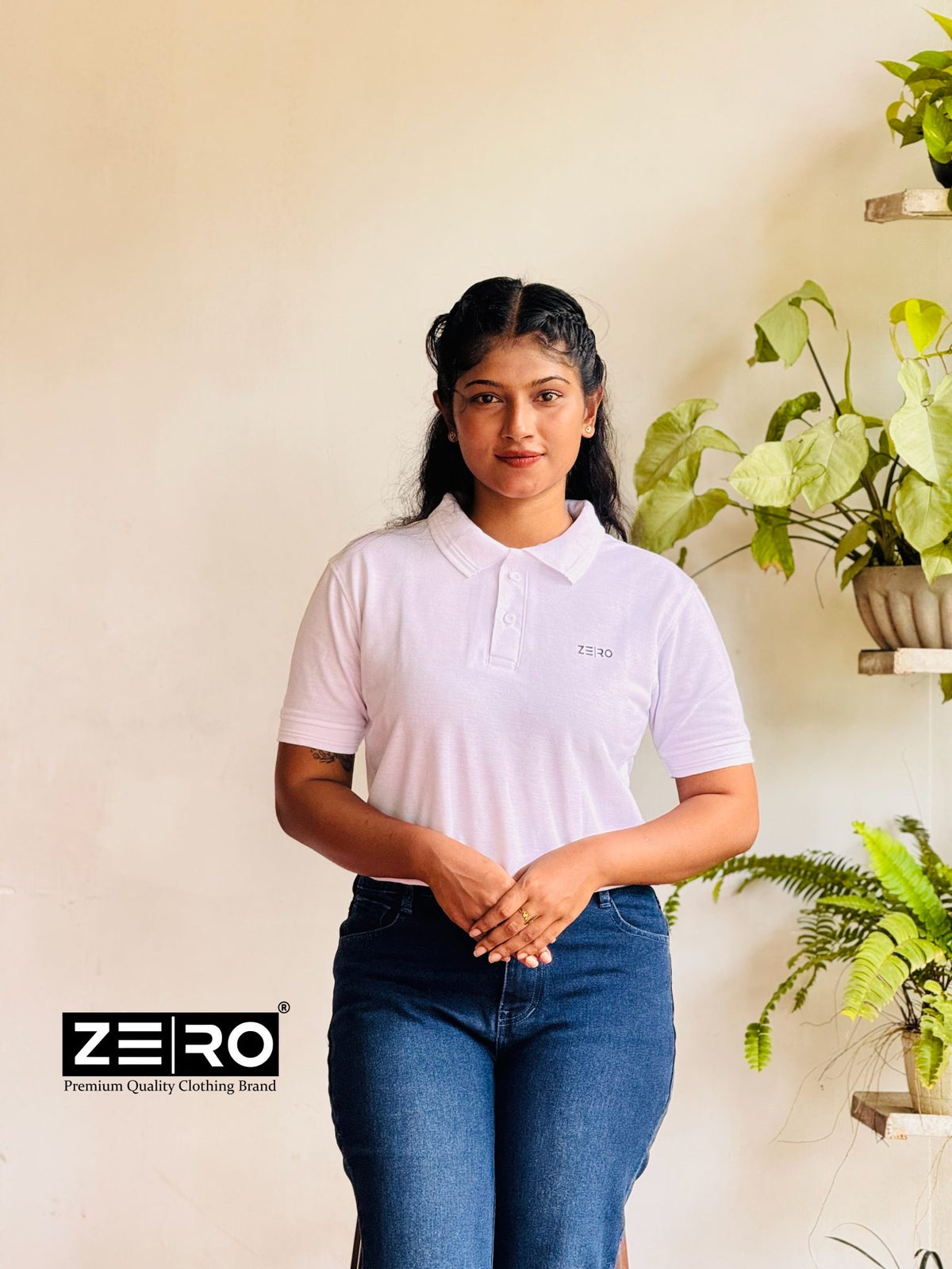 ZERO® Classic Ladies Premium Polo T-Shirts