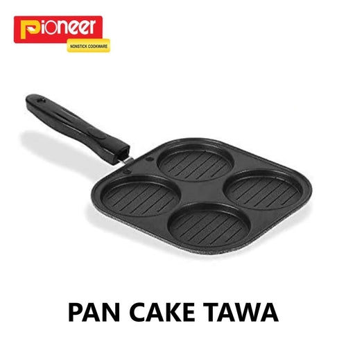 Pioneer 4-Hole Pancake Tawa – Non-Stick Griddle for Fluffy Pancakes, Eggs & Mini Uttapams