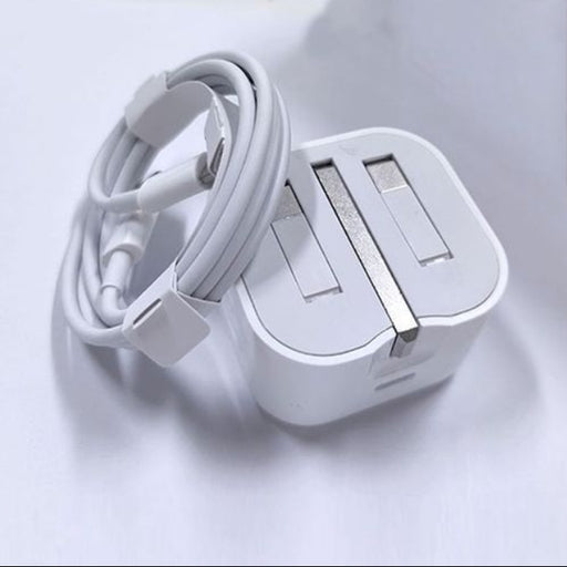 Apple USB-C PD Fast Charger with Type-C to Lightning Cable – 35W/50W Adapter for IPhone & IPad