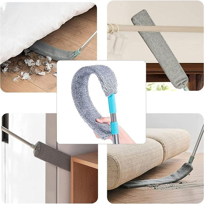 Floor Mop, Gap Dust Cleaner Mop Bending Cleaning Brush Sofa Bed Bottom Gap Clean Brush Dust Removal