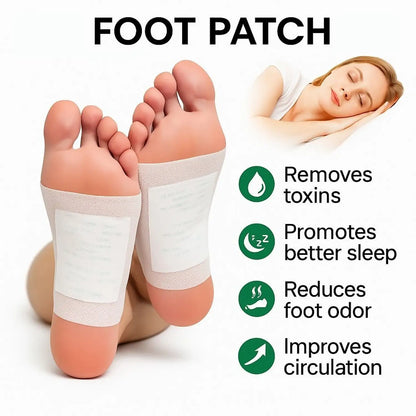 Kinoki Original Detox Foot Patch Bamboo Detox Foot Pads with Adhersive Foot Care Tool Improve Sleep