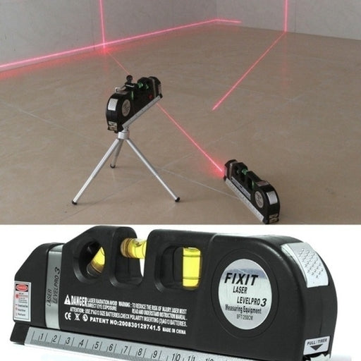 Laser Level Line Tool, Multipurpose Laser Level Kit Standard Cross Line Laser
