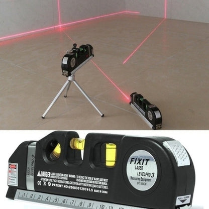 Laser Level Line Tool, Multipurpose Laser Level Kit Standard Cross Line Laser