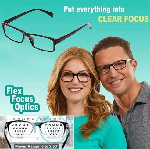 One Power Readers Auto-Focus Reading Glasses | Self-Adjusting Unisex Readers