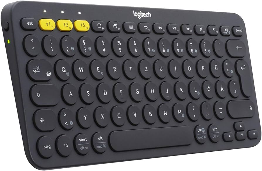 LOGITECH K380 Wireless Bluetooth Portable Mini Mute Gaming Multi-Device Keyboard