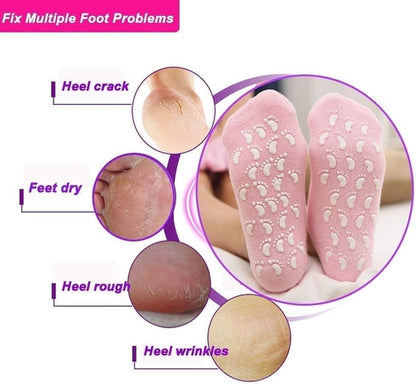 Spa Gel Socks – Intensive Moisturizing Foot & Heel Care