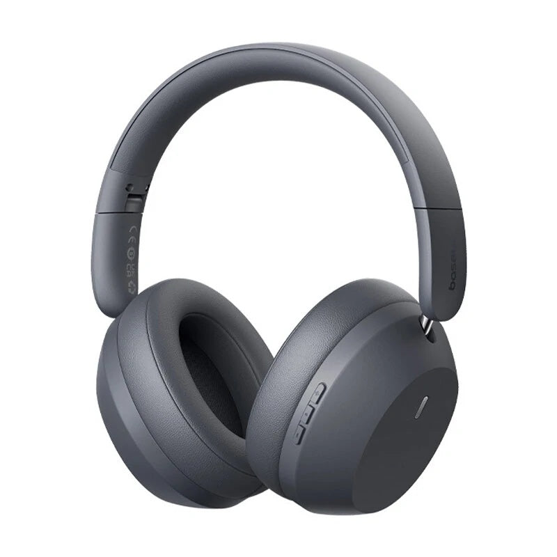 Baseus Bass 35 Max Bluetooth Headset Wireless Headphone 40mm Units Deep Bass 50H Playback Soft Sponge Earmuffs Foldable Headp