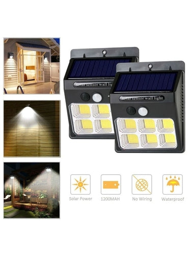 Solar PIR Motion Sensor Garden Light 96 LED Waterproof Outdoor Street Yard Path Lamp
